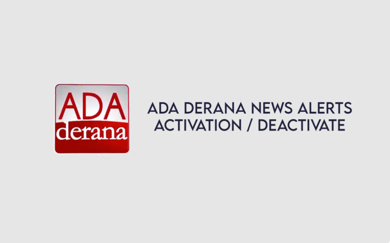 How To Activate, Deactivate Ada Derana News Alerts