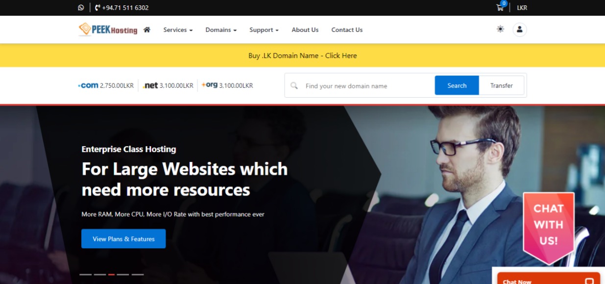 peekhosting Best Web Companies Sri Lanka