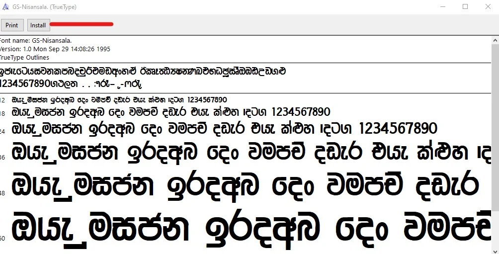 Sinhala Fonts Pack Free Download
