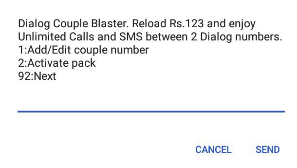 How To Activate Dialog Couple Blaster 132 Package