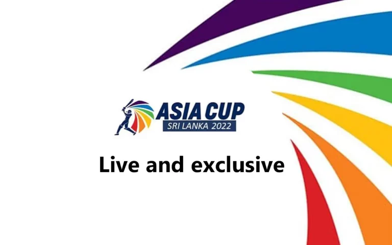 Watch Asia Cup 2022 : Live broadcast and Streaming For Sri Lanka
