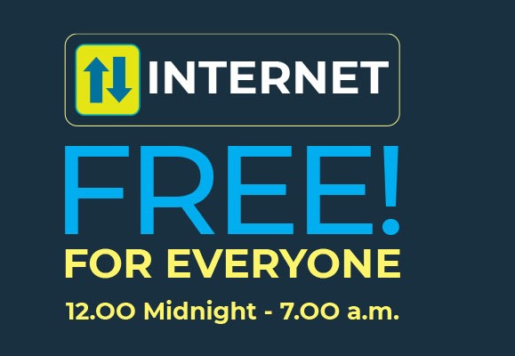 slt night time free internet